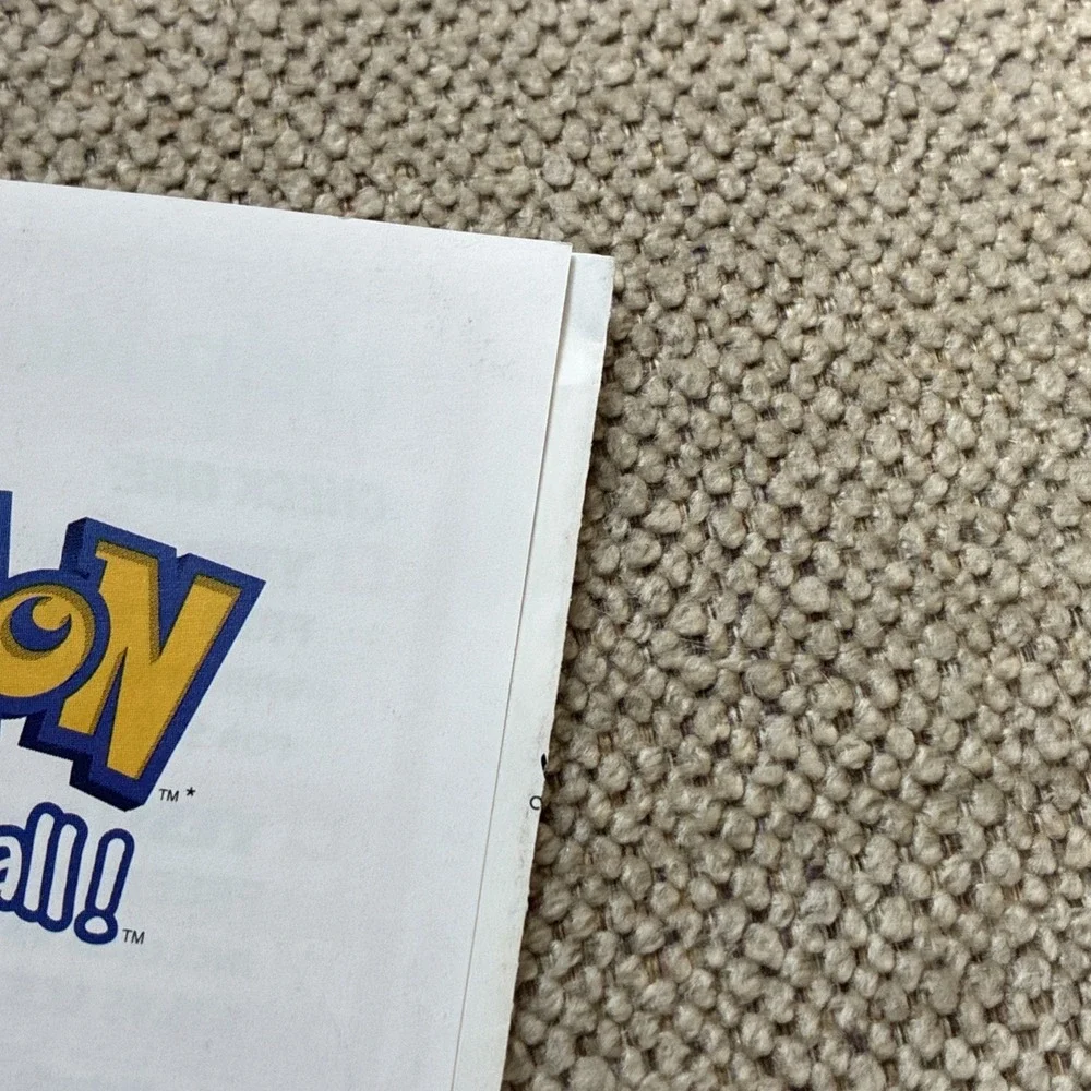 Pokémon Yellow Nintendo Power Player's Guide Offer Insert DMG-APSE-USA